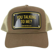John Hatter You Talking to Me Aluminium Trucker Hat - Olivgrön
