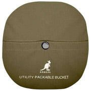 Kangol Multi-Utility Packable Bucket Hat - Mörk olivgrön