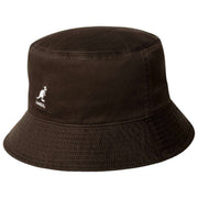 Kangol Washed Bucket Hat - Kaffeböna Brun