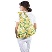 Kind Bag London Medium Reusable Bag - Lemons Yellow/Green