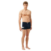 Lacoste Croc Waist 3 Pack Trunks - Navy/Blue/Silver