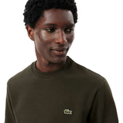 Lacoste Organic Brushed Cotton Sweatshirt - Sapwood Green