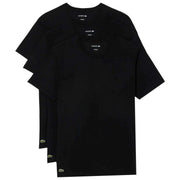 Lacoste Regular Fit Crew Neck 3 Pack T-Shirts - Black