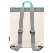 Lefrik Handy Mini Block Stripes Backpack - Cala Green/Cream