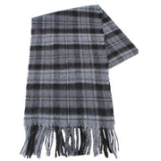 Locharron of Scotland Beau MacRae Hunting Tartan Cashmere Scarf - Grey/Black