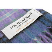 Locharron of Scotland Beau Scotland Forever Ancient Tartan Cashmere Scarf - Purple