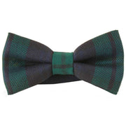 Locharron of Scotland Black Watch Modern Tartan Bow Tie - Dark Navy/Green