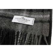 Locharron of Scotland Borders Macrae Hunting Lammullsfilt - Grå