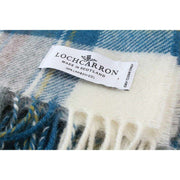 Locarron of Scotland Borders Stewart Dress Lammullsfilt - Blå/Cream