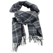 Locharron från Skottland Darwin Macrae Hunting Lambswool Scarf - Grå