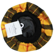 Locarron of Scotland Macleod Dress Modern Lambswool Tam - Gul/Svart