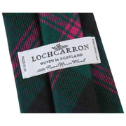 Locarron of Scotland Reiver Baird Modern Tartan Tie - Marin/mörkgrön