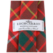 Locharron of Scotland Reiver Bruce Modern Tartan Tie - Röd/mörkgrön