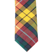 Locharron of Scotland Reiver Buchanan Modern Tartan Wool Tie - Yellow/Red/Green