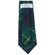 Locarron of Scotland Reiver Johnstone Modern Tartan Tie - Mörkgrön/Navy