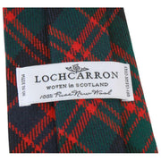 Locharron of Scotland Reiver MacArthur Clan Modern Tartan Tie - Mörkgrön/Marinblå/Röd