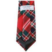 Locharron of Scotland Reiver MacFarlane Modern Tartan Tie - Röd/Grön/Vit