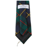 Locharron från Skottland Reiver MacLeod Of Harris Modern Tartan Tie - Marin/grön