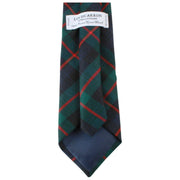 Locharron från Skottland Reiver Murray från Atholl Modern Tartan Tie - Marinblå/Grön/Röd