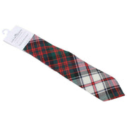Locharron of Scotland Revier MacDonald Dress Modern Tartan Tie - Vit/röd/mörkgrön