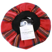 Locharron of Scotland Royal Stewart Modern Tartan Brushed Wool Tam - Red/Yellow/Green