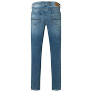 MAC Jeans Arne Recycled Denim Jeans - Mellanblå Äkta Begagnad