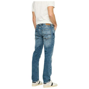 MAC Jeans Arne Recycled Denim Jeans - Mellanblå Äkta Begagnad
