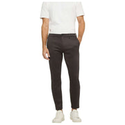 MAC Jeans Griffin Printed Jersey Byxor - Hot Fudged Brown