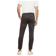 MAC Jeans Griffin Printed Jersey Byxor - Hot Fudged Brown
