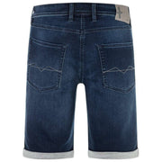 MAC Jeans Jog'N Light Sweat Denim Shorts - Mörkblå Vintage Wash