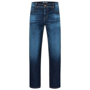 MAC Jeans Rick Vintage Denim Jeans - Mörkblå Autentisk 3D Begagnad