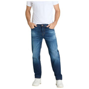 MAC Jeans Rick Vintage Denim Jeans - Mörkblå Autentisk 3D Begagnad