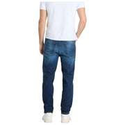 MAC Jeans Rick Vintage Denim Jeans - Mörkblå Autentisk 3D Begagnad