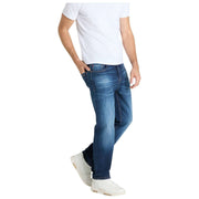 MAC Jeans Rick Vintage Denim Jeans - Mörkblå Autentisk 3D Begagnad