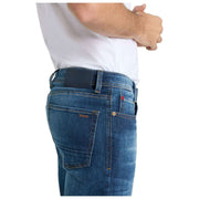 MAC Jeans Rick Vintage Denim Jeans - Mörkblå Autentisk 3D Begagnad