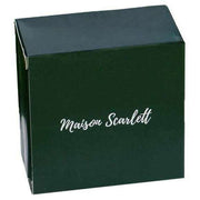 Maison Scarlett Yvonne Houndstooth Travel Jewellery Box - Black