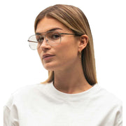 MessyWeekend Duke Blue Light Glasses - Silver