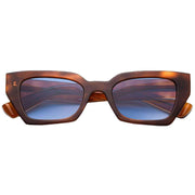 MessyWeekend Luna Sunglasses - Havana Brown/Blue