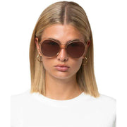 MessyWeekend Olivia Sunglasses - Champagne Yellow/Brown