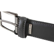 Miguel Bellido Classic Leather Belt - Black