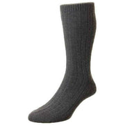 Pantherella Waddington Cashmere Socks - Dark Charcoal