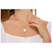 Pearls of the Orient Keishi Large Pearl Pendant Halsband - Guld/Vit