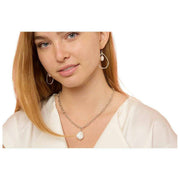 Pearls of the Orient Keishi Large Pearl Pendant Halsband - Silver/Vit