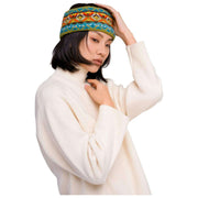 Powder Fair Isle Pannband - Teal Mix