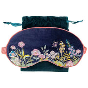 Powder Luxury Velvet Eye Mask - Marinblå