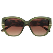 Radley London Oversized Square Cat Eye Sunglasses - Green/Cream Tort