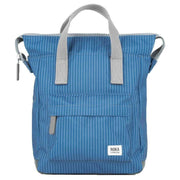 Roka Bantry B Medium Recycled Canvas Backpack - Medium Wash Denim Blue