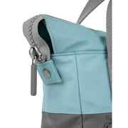 Roka Bantry B Small Creative Waste Two Tone Recycled Nylon Backpack - Graphite Grey/Spearmint Blue