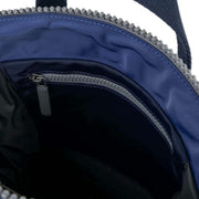 Roka Bantry B Small Indigo Tonal Recycled Canvas Backpack - Indigo Purple