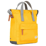 Roka Bantry B Small Recycled Nylon Backpack - Saffron Yellow